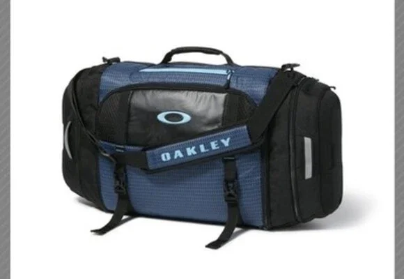 Oakley black/blue duffle bag With Traps And Side Padding - Picture 5 of 5